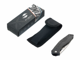 Stinger Нож складной Stinger, 95 мм (серебристый), материал рукояти: алюминий (чёрный)