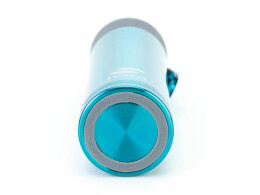 Stinger Термокружка Stinger, 0,42 л, сталь/пластик, изумрудный глянцевый, 7,5 х 6,9 х 22,2 см