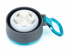 Stinger Термокружка Stinger, 0,42 л, сталь/пластик, изумрудный глянцевый, 7,5 х 6,9 х 22,2 см