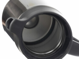 Stinger Термокофейник Stinger, 1,6 л, нержавеющая сталь, чёрный, 18 x 13,6 x 25,9 см