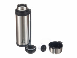 Stinger Термос Stinger, 1,8 л, широкий с ручкой, нержавеющая сталь, серебристый, 12,2 х 10,9 х 35,6 см