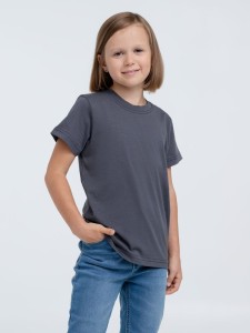 T-Bolka Футболка детская T-Bolka Kids, темно-серая (графит)