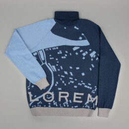 сделано в России Джемпер на заказ Tricksy Net Reglan, полушерсть