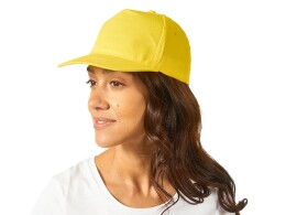 US Basic Бейсболка "Memphis" 5-ти панельная 165 гр, желтый