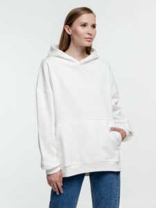 Molti Худи оверсайз Kulonga Comfort Heavy, молочно-белое