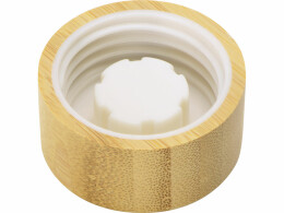 Разное Стеклянная бутылка с бамбуковой крышкой «Foggy», 600мл, белый (Р)