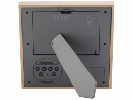 Разное Бамбуковая фоторамка Sasa с метеостанцией, натуральный