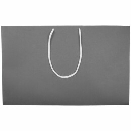 сделано в России Пакет бумажный Bicolor, белый с серым