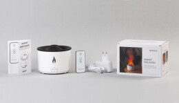 smart Увлажнитель воздуха "Smart Volcano"с пультом ДУ, функцией ароматерапии и интерьерной подсветкой 