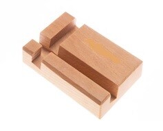 Happy gifts Подставка для телефона и планшета, 11х7,5х2 см, бук