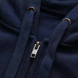 Sol's Толстовка мужская на молнии с капюшоном Spike Men, темно-синяя