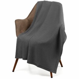 Very Marque Плед Ornato, серый (дымчатый)