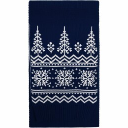 teplo Шарф Elnik, синий с молочно-белым