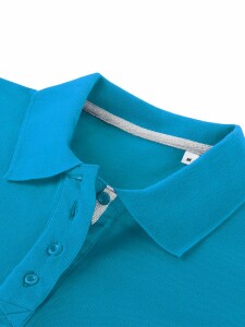 Molti Рубашка поло женская Virma Premium Lady, бирюзовая