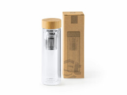 Разное Бутылка SAOKO из боросиликатного стекла 420 мл, прозрачный/натуральный