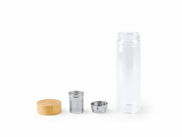 Разное Бутылка SAOKO из боросиликатного стекла 420 мл, прозрачный/натуральный