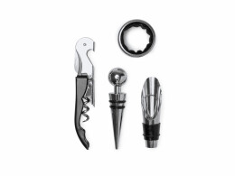 Разное Винный набор MALBEC с аксессуарами из нержавеющей стали, серебристый