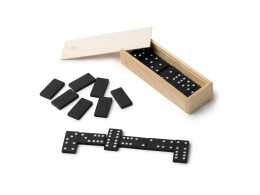 Разное Домино DOMIS из дерева, черный/бежевый