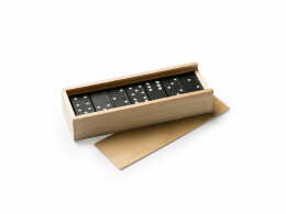 Разное Домино DOMIS из дерева, черный/бежевый