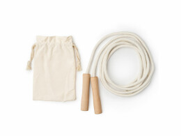 Разное Скакалка REGINA из хлопка, бежевый