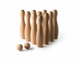 Разное Набор для игры в боулинг VIZA, натуральный