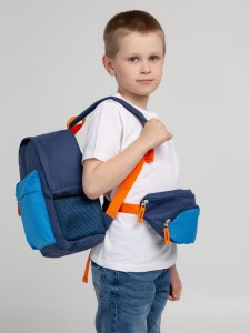 Molti Поясная сумка детская Kiddo, синяя с голубым