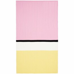 Very Marque Плед Friolenta, желтый с розовым