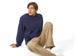 US Basic Толстовка с капюшоном оверсайз «Berlin» унисекс, темно-синий