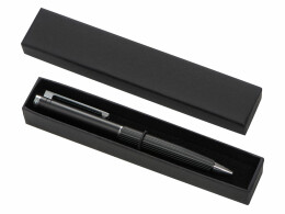 Lettertone Шариковая металлическая ручка с анодированным слоем "Monarch", черная