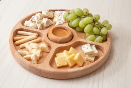 Happy gifts Менажница круглая, 23см, бук