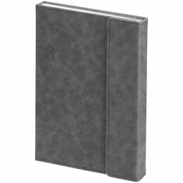 Контекст Ежедневник Flap на заказ, недатированный, серый