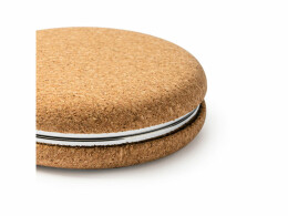 Разное Складное зеркальце BELLE из натуральной пробки и хромированного металла