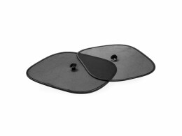 Разное Набор MACK из 2 складных солнцезащитных шторок для окон, черный