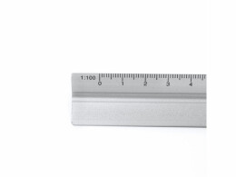 Разное Алюминиевая линейка DINTEL треугольной формы (30 см), серебристый