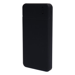 OMG Универсальный аккумулятор Flash 10 (10000 мАч) с подсветкой и soft touch,черный,13,7х6,87х1,55мм