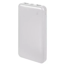 OMG Универсальный аккумулятор Rib 10 (10000 мАч), белый, 13,5х6.8х1,5 см