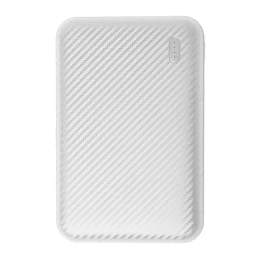 OMG Универсальный аккумулятор Rib 5 (5000 мАч), белый, 9,8х6.3х1,4 см