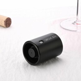 Circle Joy Вакуумная пробка для вина Wine Sealer, черная