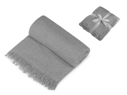Разное Плед акриловый Mohair, серый
