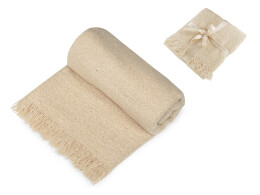 Разное Плед акриловый Mohair, бежевый