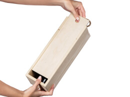 Разное Подарочная коробка для алкоголя из массива дерева "Celebrate"