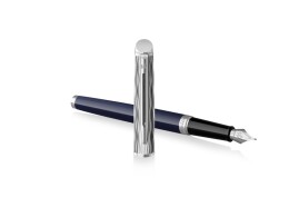 Waterman Перьевая ручка Waterman Hemisphere22 SE Deluxe Blue CT, перо: F, цвет: Blue, в подарочной упаковке