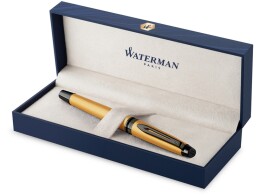 Waterman Перьевая ручка Waterman Expert GoldF BLK в подарочной упаковке