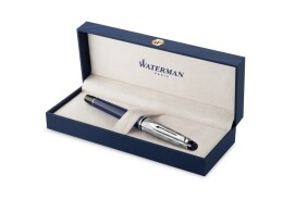 Waterman Ручка-роллер Waterman Expert22 SE deluxe Blue CT, цвет: Black, в подарочной упаковке