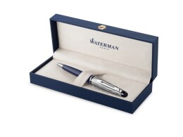 Waterman Шариковая ручка Waterman Expert22 SE deluxe Blue CT, стержень: M, цвет: Blue, в подарочной упаковке.