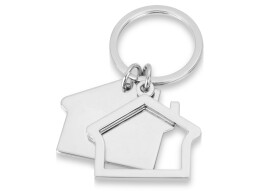Разное Брелок "Избушка", серебристый (Р)
