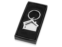 Разное Брелок "Избушка", серебристый (Р)