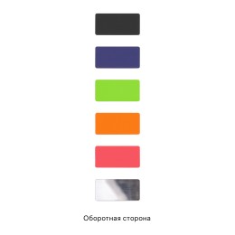mid-oceangift Шильд металлический, покрытие soft touch, подложка хром черный