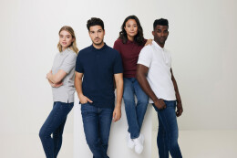 Разное Рубашка поло Iqoniq Yosemite из переработанного хлопка-пике, унисекс, 220 г/м²