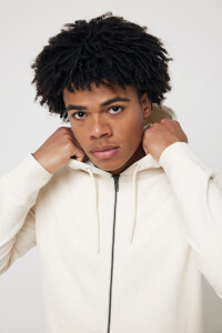 Разное Худи на молнии Iqoniq Abisko из переработанного хлопка, унисекс, 340 г/м²